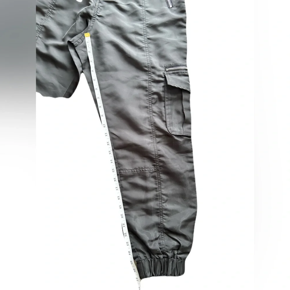 BLANK NYC Denim Nylon Cargo Jogger Pants 28
